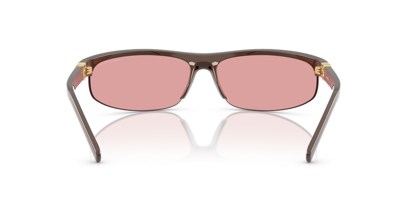 Miu Miu MU A02SF in Cocoa Metal - Temple Detail