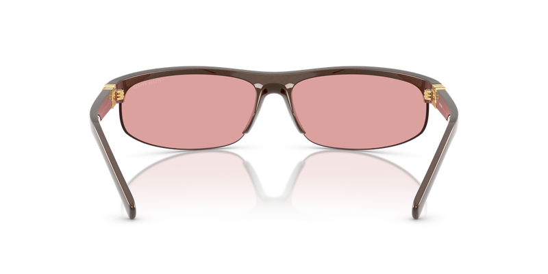 Miu Miu MU A02S in Cocoa Metal - Temple Detail