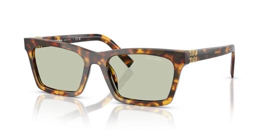 Miu Miu MU A05S - Honey Havana / Light Green (14L50O)