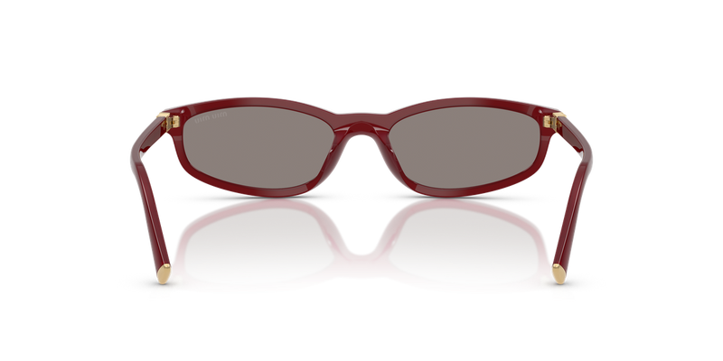 Miu Miu MU A06SF in Opaline Bordeaux - Temple Detail