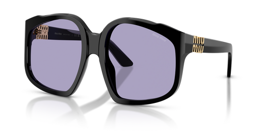 Miu Miu MU A07SF - Black / Violet (16K01O)
