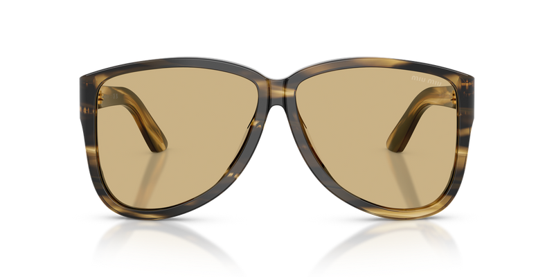 Miu Miu MU A08S in Striped Loden - Alternate View