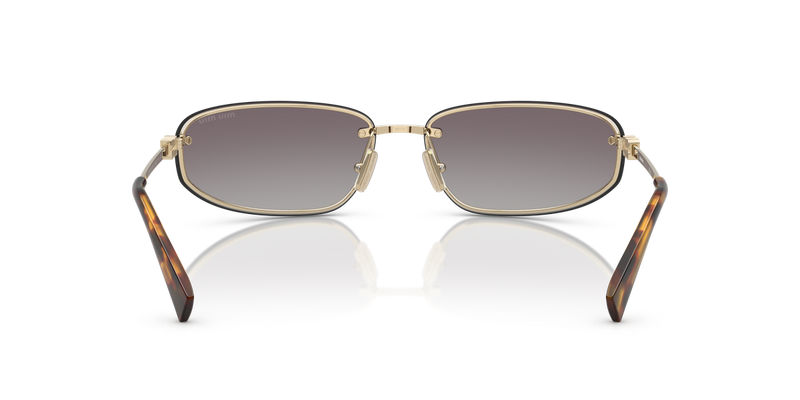 Miu Miu MU A50S in Pale Gold - Temple Detail
