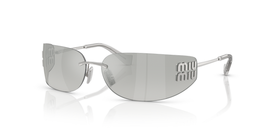 Miu Miu MU A51S - Silver / Gray Mirror Silver Gradient (1BC10Y)