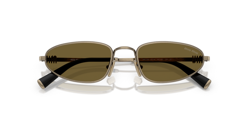 Miu Miu MU A52S in Old Gold - Side View