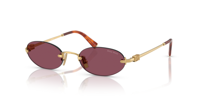 Miu Miu MU A54S in Gold - Alternate View