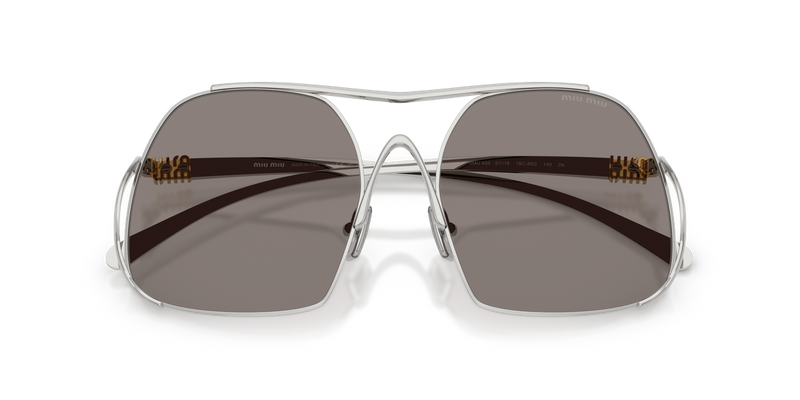 Miu Miu MU A55S in Silver - Side View