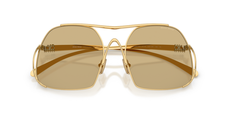 Miu Miu MU A55S in Gold - Alternate View