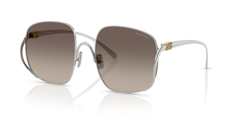 Miu Miu MU A57S in Silver - Front View