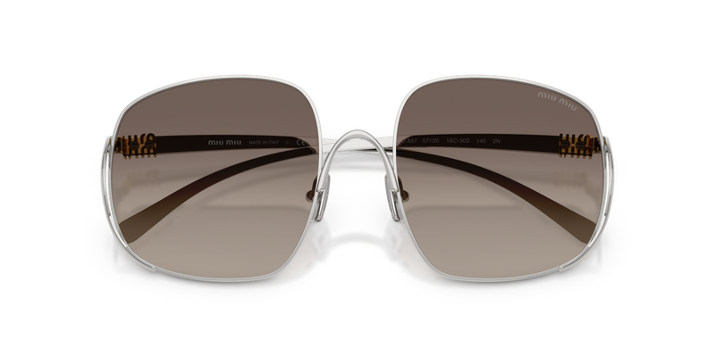 Miu Miu MU A57S in Silver - Side View