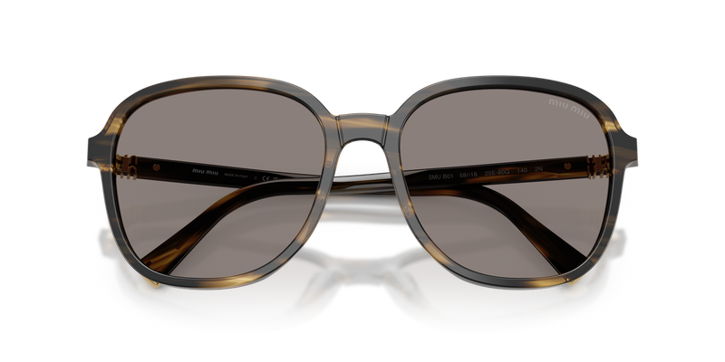 Miu Miu MU B01S in Striped Loden - Side View
