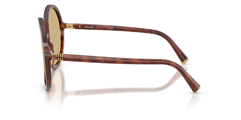 Miu Miu MU B02SF in Striped Tobacco - Alternate View