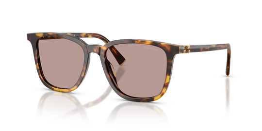 Miu Miu MU B03S - Honey Havana / Light Purple Brown (14L20I)