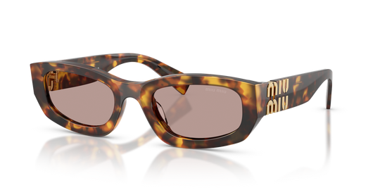 Miu Miu MU B04S - Honey Havana / Light Purple Brown (14L20I)