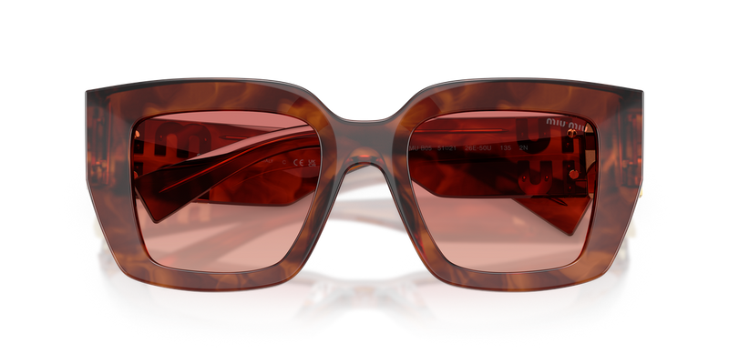 Miu Miu MU B05S in Striped Tobacco - Alternate View
