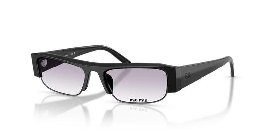 Miu Miu MU B07S - Black / Clear Gradient Dark Grey (16K04O)