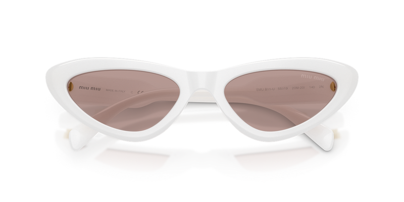Miu Miu MU B11SU in Opal White - Alternate View