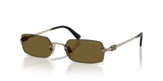 Miu Miu MU B50S - Old Gold / Dark Brown (26C09Z)
