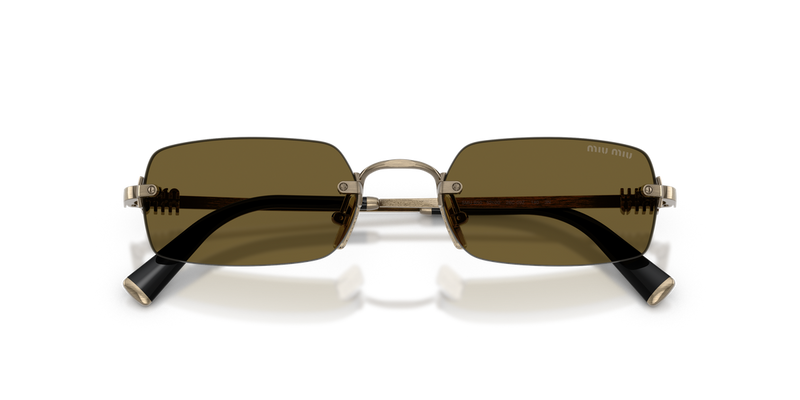 Miu Miu MU B50S in Old Gold - Side View