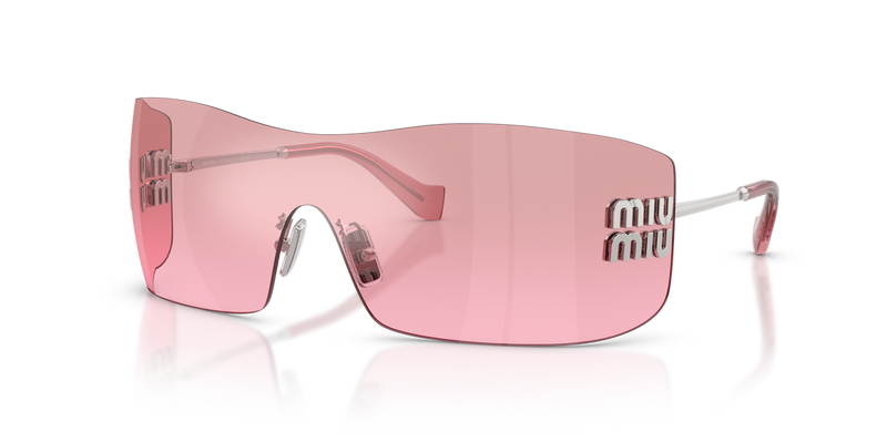 Miu Miu MU B53S in Silver - Front View