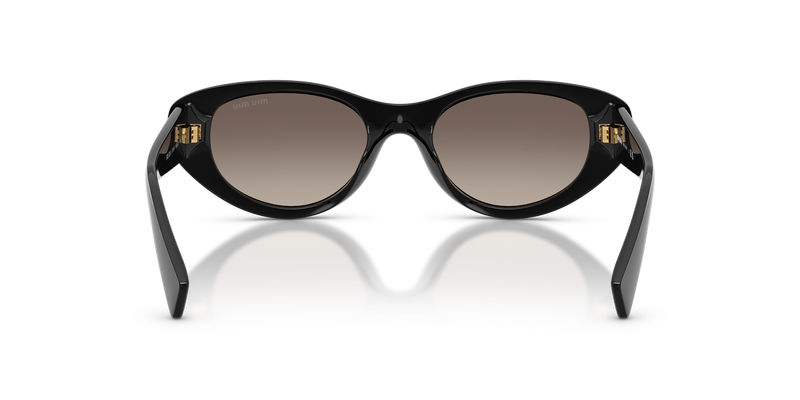 Miu Miu MU C03SU in Black - Temple Detail