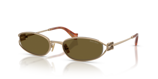 Miu Miu MU C51S - Old Gold / Dark Brown (7OE09Z)
