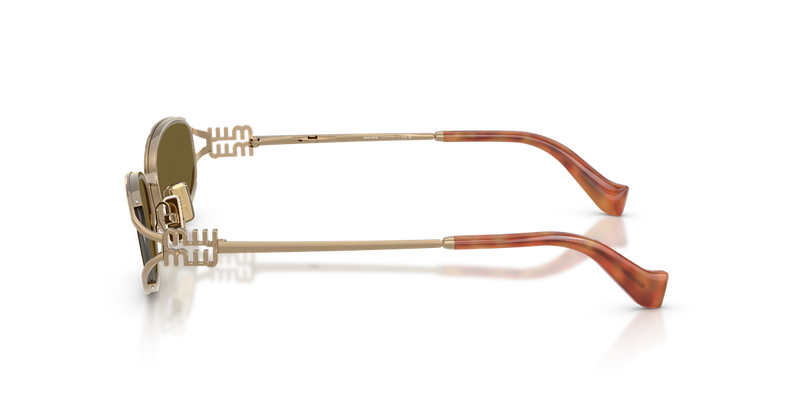 Miu Miu MU C51S in Old Gold - Back View