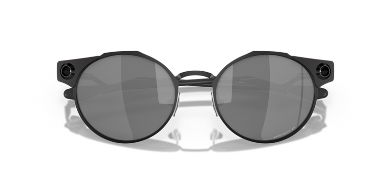 Oakley DEADBOLT in Satin Black / Prizm Black Polarized (604603) - Side View