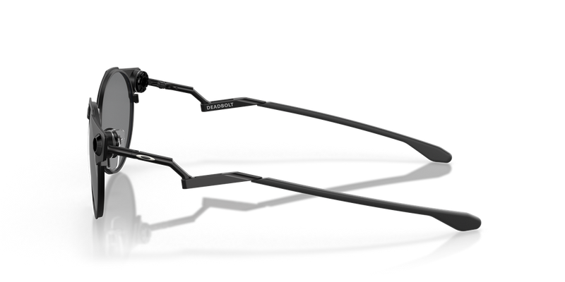 Oakley DEADBOLT in Satin Black / Prizm Black Polarized (604603) - Back View