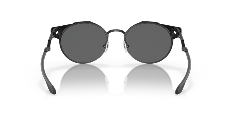 Oakley DEADBOLT in Satin Black / Prizm Black Polarized (604603) - Temple Detail
