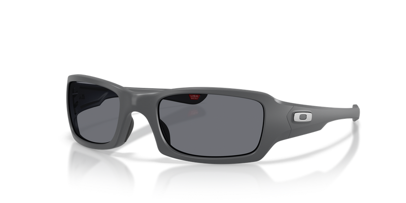Oakley FIVES SQUARED in Matte Carbon / Grey (923838) - Front View
