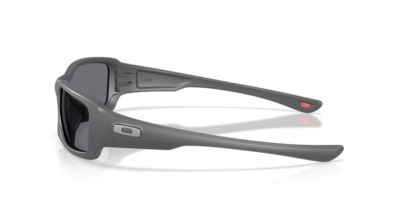Oakley FIVES SQUARED in Matte Carbon / Grey (923838) - Back View