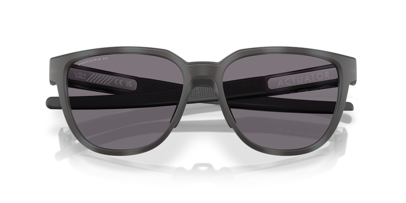 Oakley ACTUATOR A in Matte Transparent Stonewash Tortoise / Prizm Grey Polarized (925010) - Alternate View
