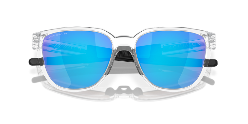 Oakley ACTUATOR in Polished Clear / Prizm Sapphire Polarized (925014) - Alternate View
