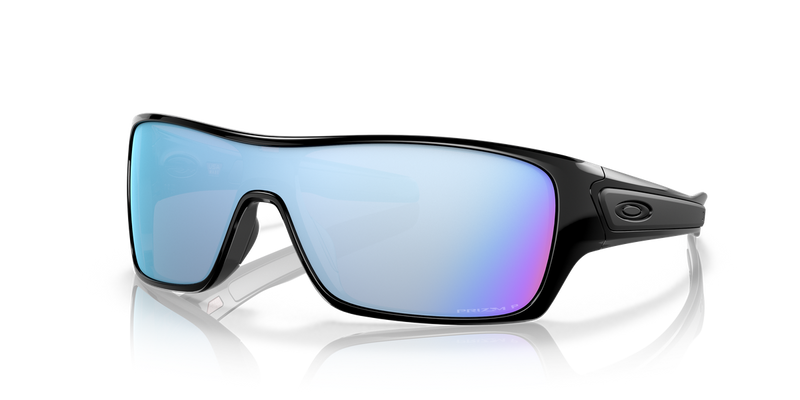 Oakley TURBINE ROTOR in Polished Black / Prizm Deep Water Polarized (930708) - Front View