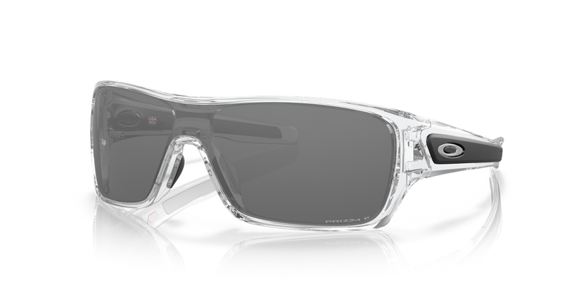 Oakley TURBINE ROTOR in Polished Clear / Prizm Black Polarized (930716) - Alternate View