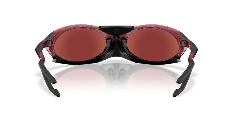 Oakley PLANTARIS in Transparent Iron Red - Temple Detail