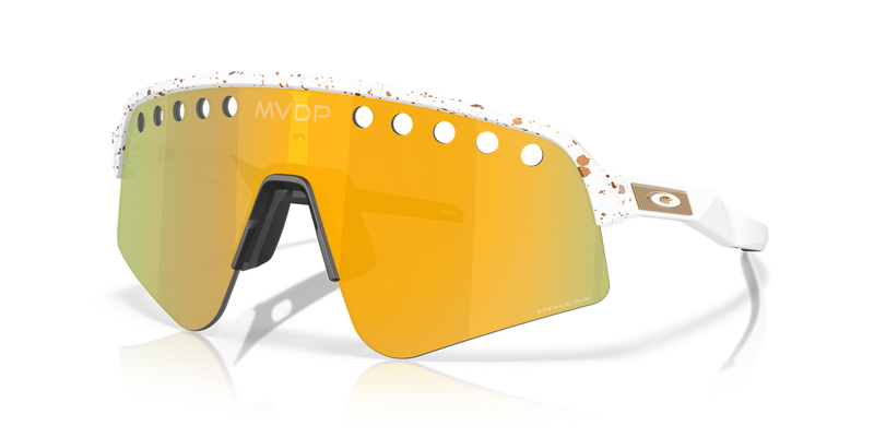 Oakley SUTRO LITE SWEEP in Red/Gold Splatter / Prizm 24K (946533) - Front View