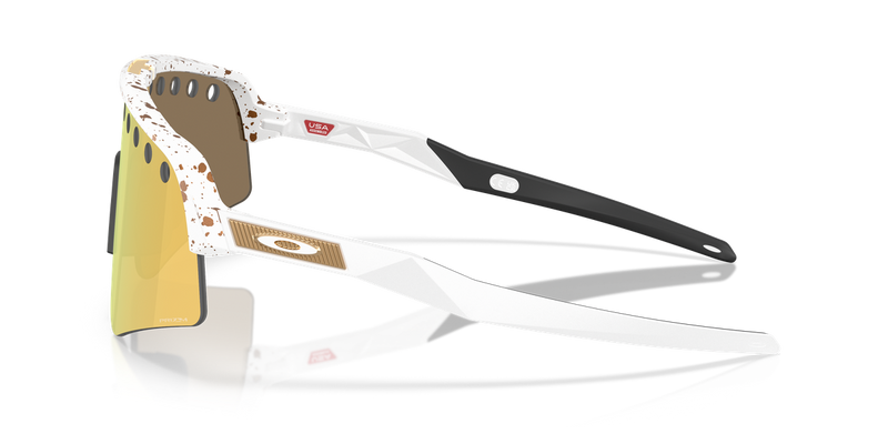 Oakley SUTRO LITE SWEEP in Red/Gold Splatter / Prizm 24K (946533) - Back View