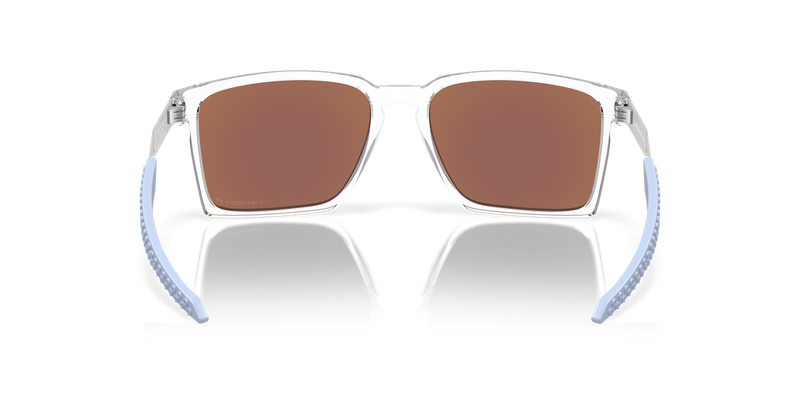 Oakley EXCHANGE SUN in Polished Clear / Prizm Deep Water Polarized (948303) - Temple Detail