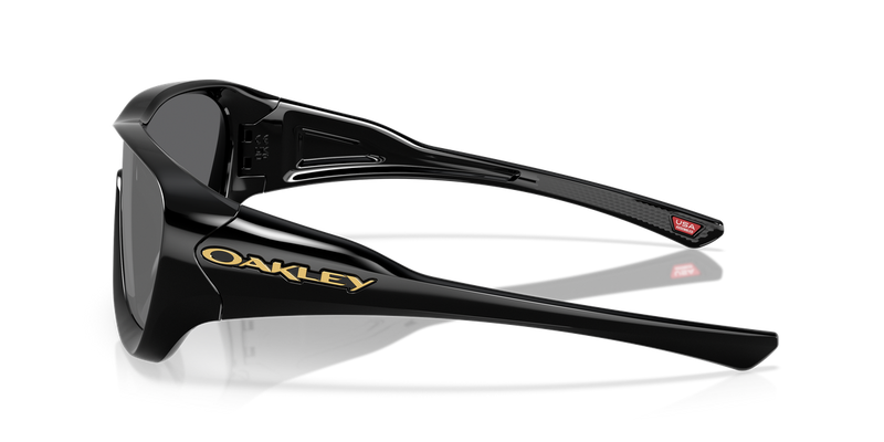 Oakley DE LA SALLE in Polished Black / Prizm Black (949301) - Back View