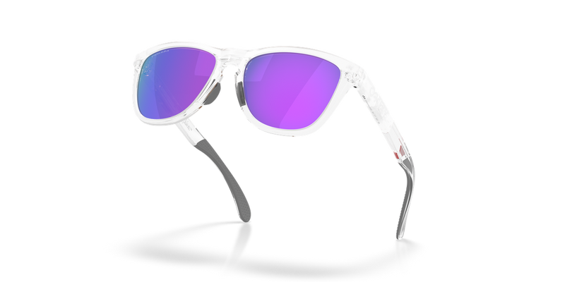 Oakley FROGSKINS RANGE XL A in Matte Clear / Prizm Violet (950305) - Alternate View
