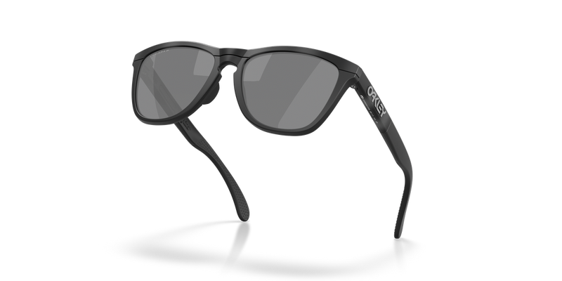 Oakley FROGSKINS RANGE XL A in Matte Tortoise Grey Smoke/Matte Black / Prizm Black Polarized (950307) - Alternate View