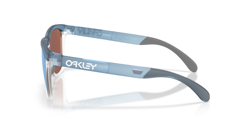 Oakley FROGSKINS RANGE XL in Transparent Stonewash/Clear / Prizm Deep Water Polarized (950303) - Alternate View