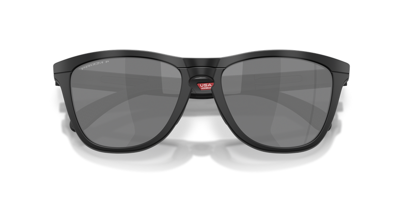 Oakley FROGSKINS RANGE XL in Matte Tortoise Grey Smoke/Matte Black / Prizm Black Polarized (950308) - Alternate View