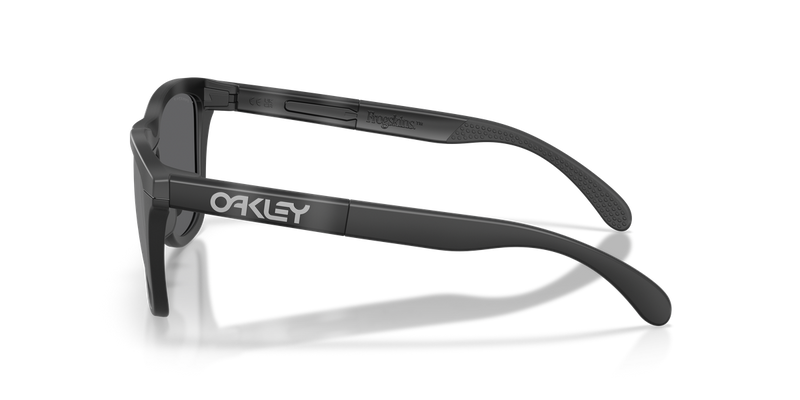 Oakley FROGSKINS RANGE XL in Matte Tortoise Grey Smoke/Matte Black / Prizm Black Polarized (950308) - Alternate View