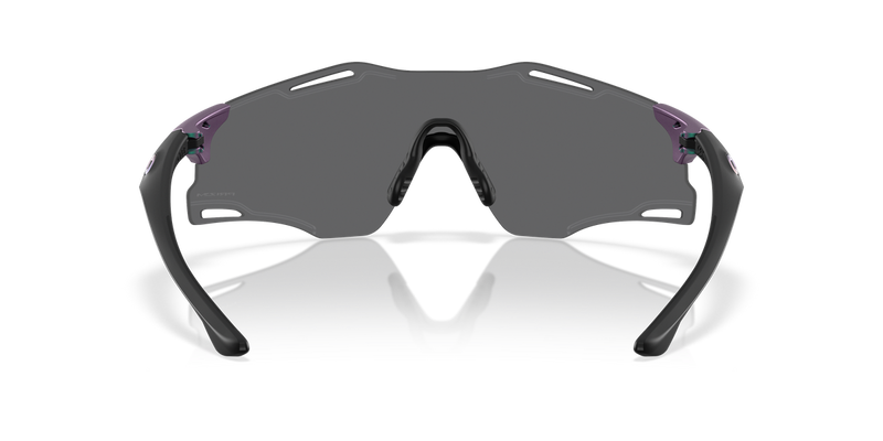 Oakley CYBR ZERO in Matte Purple/Green Colorshift / Prizm Black (951207) - Temple Detail