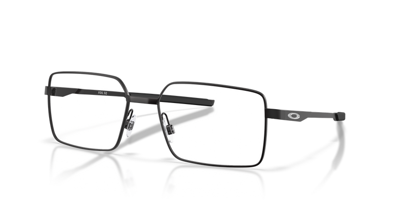 Oakley FOIL SQ in Satin Black / Demo Lens (306201) - Front View