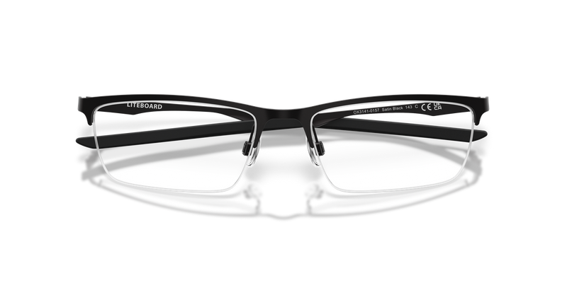 Oakley LITEBOARD in Satin Black / Demo Lens (314101) - Side View