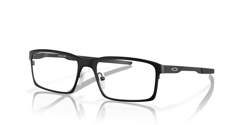 Oakley BASE PLANE in Satin Black / Demo Lens (323201) - Front View